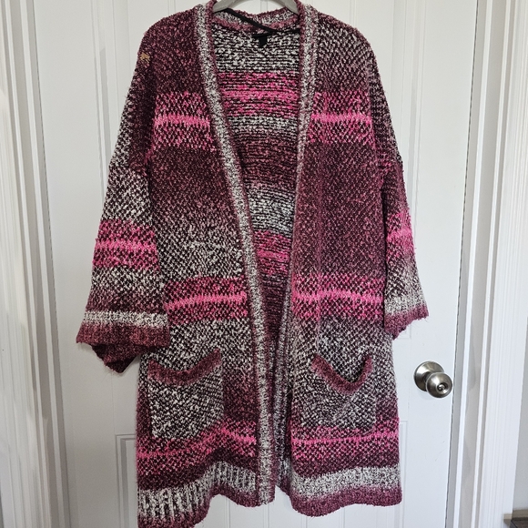 Torrid Spacedye Oversize Kimono Cardigan Size 4 - Picture 6 of 13